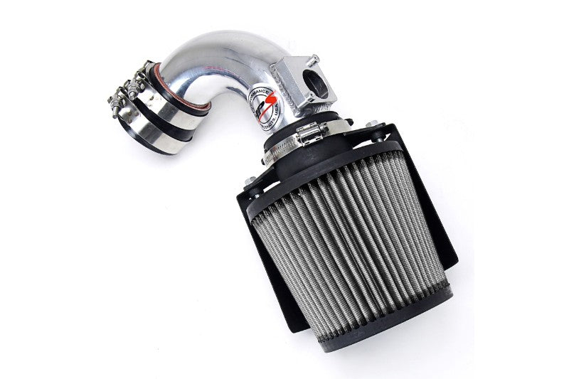 HPS Polish Shortram Air Intake Kit+Heatshield with Filter For 03-09 Mazda Mazda3 2.0L/2.3L-Air Intake Systems-BuildFastCar-827-165P-1