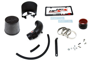 HPS Black Shortram Air Intake Kit+Heatshield with Filter For 03-09 Mazda Mazda3 2.0L/2.3L-Air Intake Systems-BuildFastCar-827-165WB-1