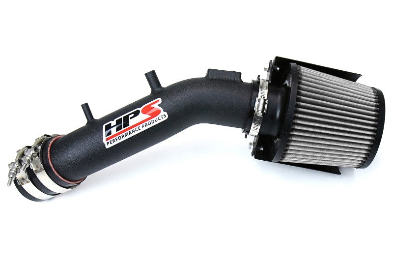 HPS Black Shortram Air Intake+Heatshield with Filter For 03-07 Honda Accord 2.4L-Air Intake Systems-BuildFastCar-827-173WB