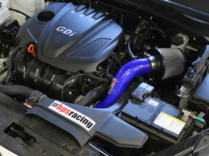 HPS Performance Blue Shortram Air Intake for 2011-2014 Hyundai Sonata 2.4L-Air Intake Systems-BuildFastCar-827-267BL-1