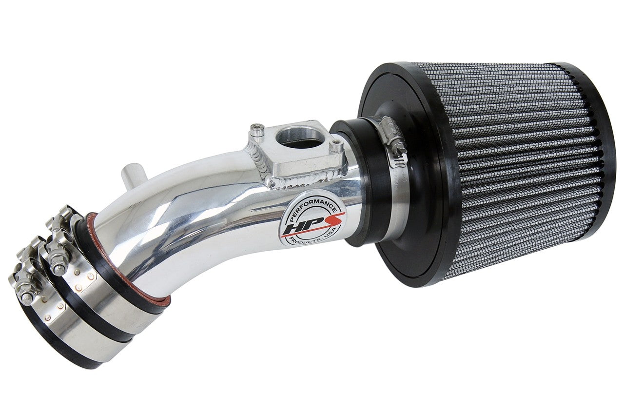 HPS Performance Polish Shortram Air Intake for 2009-2013 Mazda Mazda6 2.5L-Air Intake Systems-BuildFastCar-827-272P