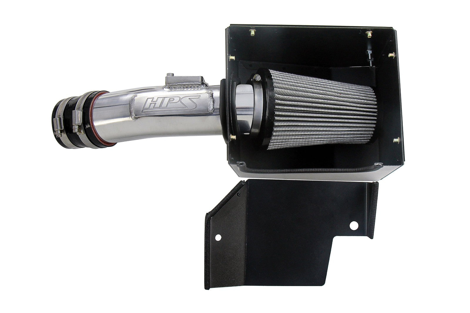 HPS Polish Shortram Air Intake Heat Shield 18-22 Accord 1.5L Turbo CV1 827-406P