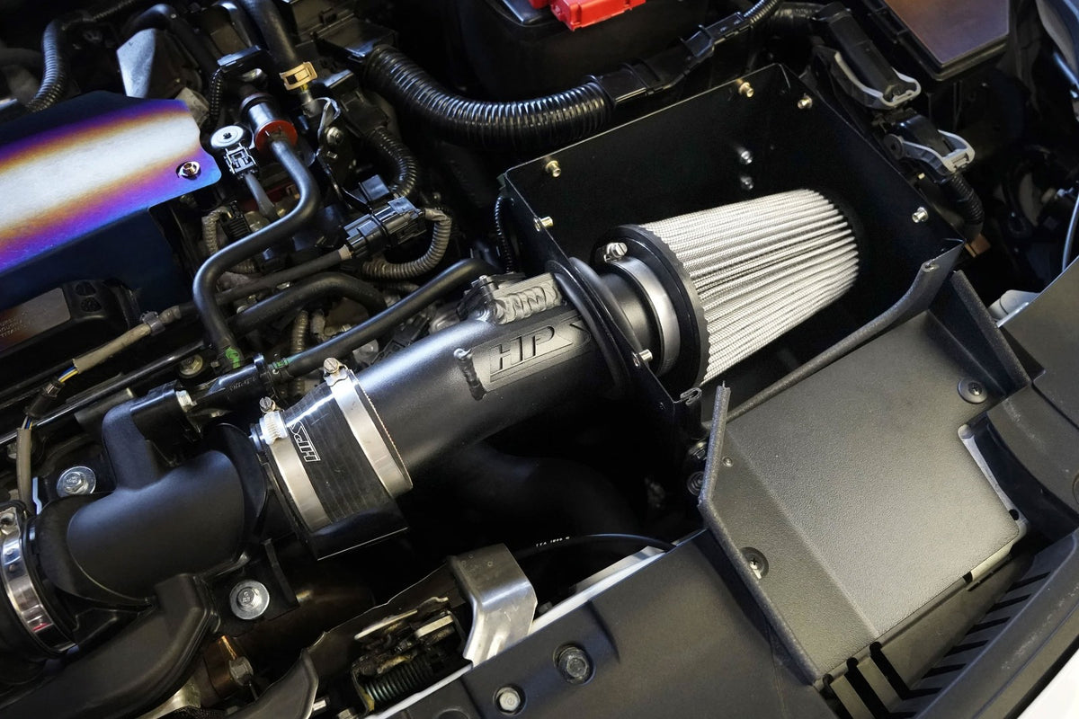 HPS Red Shortram Air Intake Heat Shield Kit For 18-22 Honda Accord CV1 1.5L Turbo