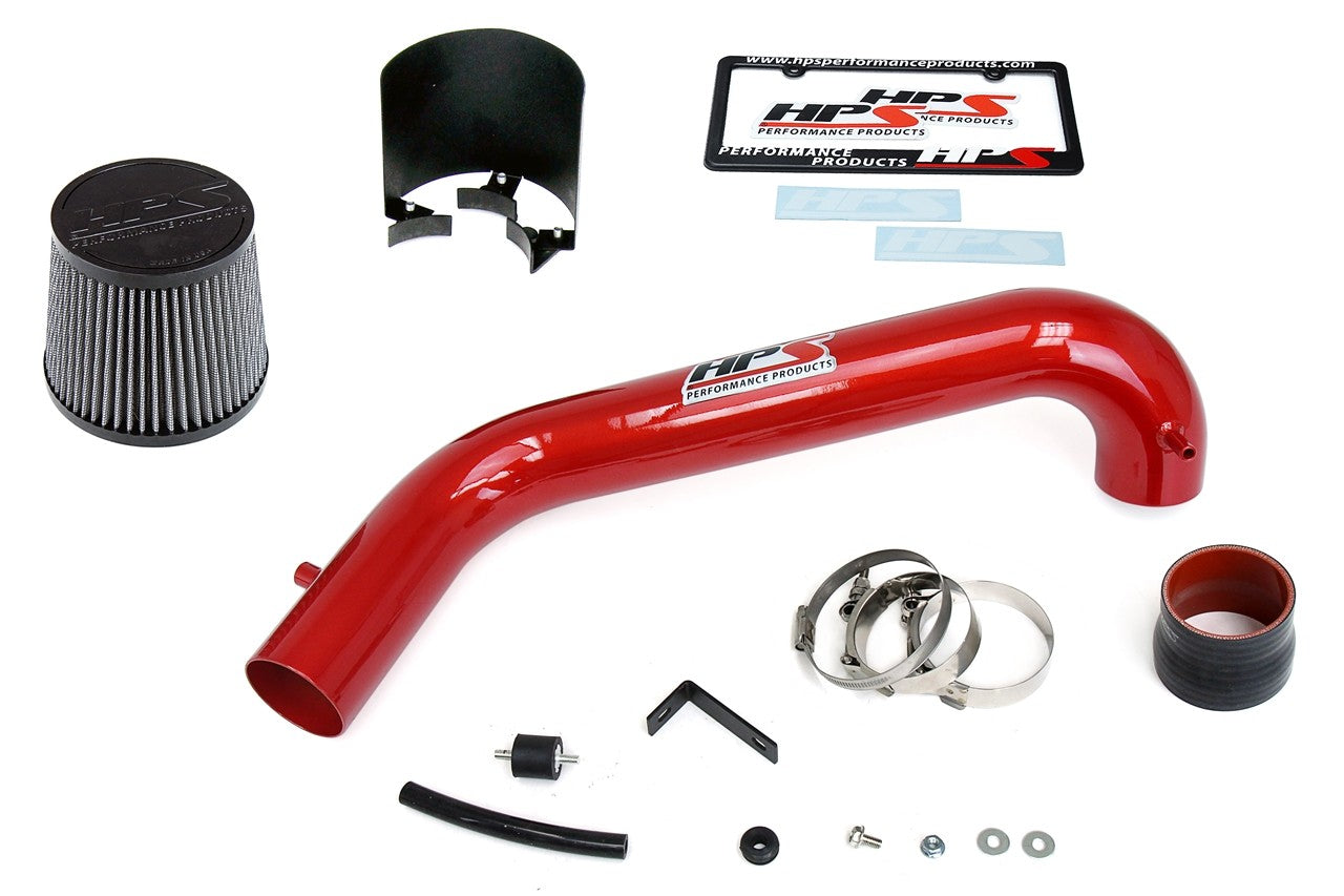 HPS Performance Red Shortram Air Intake for 1996-2000 Honda Civic CX DX LX-Air Intake Systems-BuildFastCar-827-408R