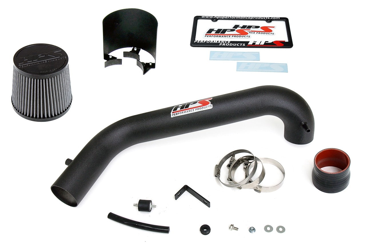 HPS Performance Black Shortram Air Intake for 1996-2000 Honda Civic CX DX LX-Air Intake Systems-BuildFastCar-827-408WB