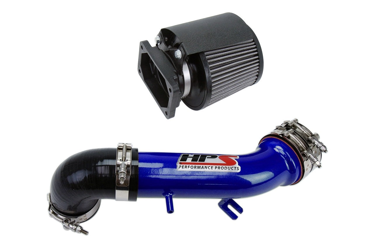 HPS Shortram Air Intake Heat Shield Kit for 00-05 Eclipse 3.0L V6 / 99-03 Galant / 01-03 Stratus R/T / Sebring SKU 827-423BL, blue product view