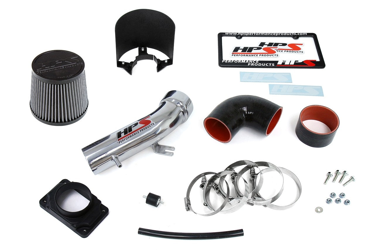 HPS Performance Polish Shortram Air Intake for 2000-2005 Mitsubishi Eclipse V6 3.0L-Air Intake Systems-BuildFastCar-827-423P-1