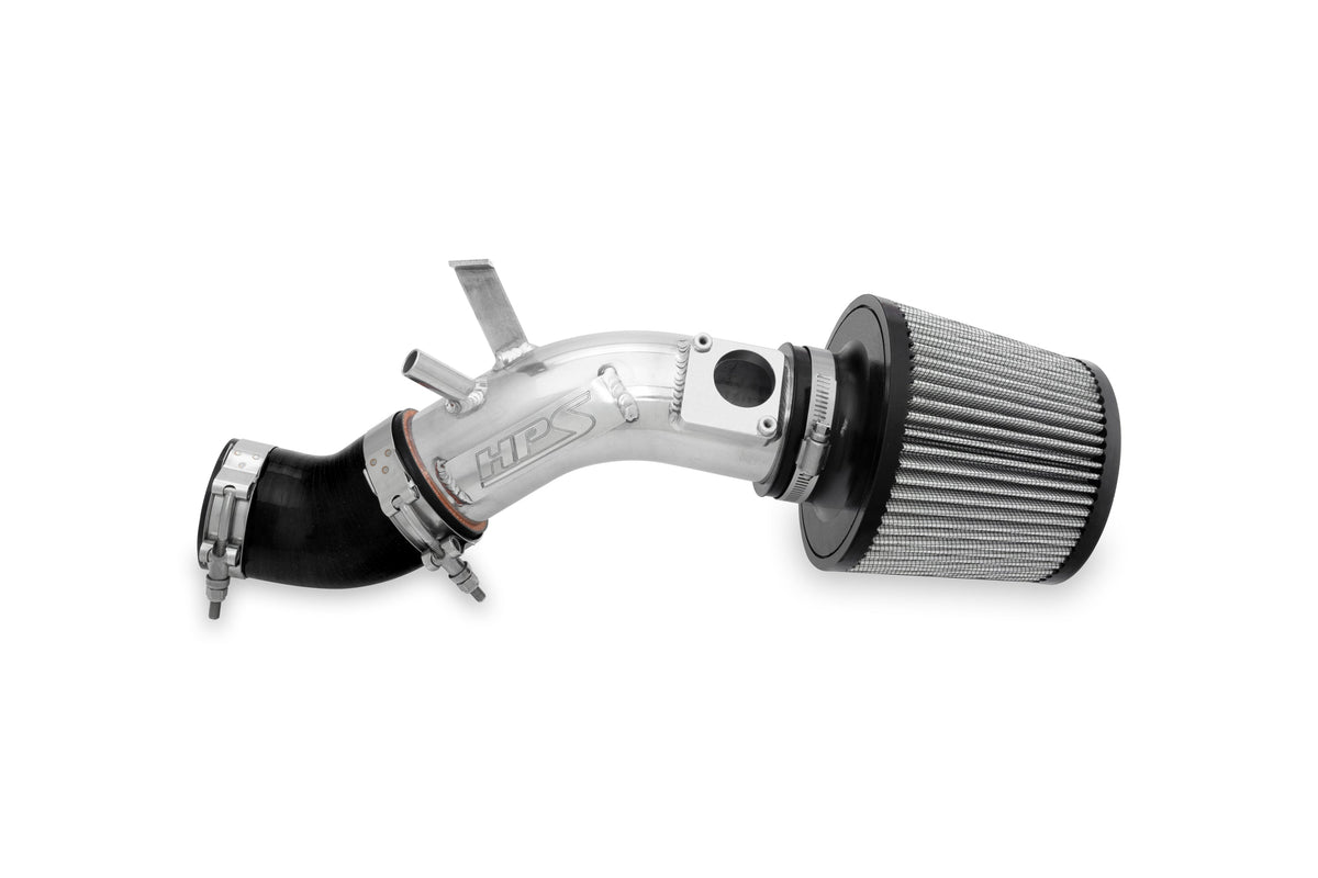 HPS Polish Shortram Air Intake Kit with Filter For 05-08 Toyota Corolla 1.8L 827-500P