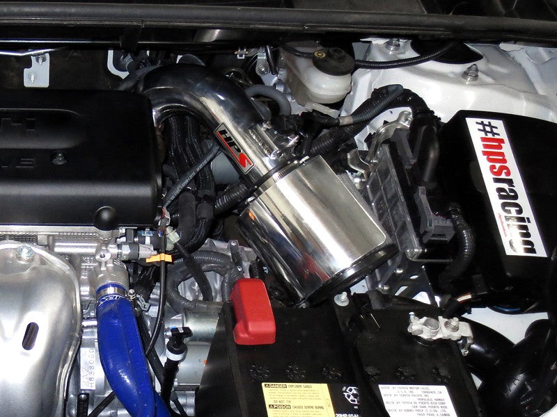 HPS Blue Shortram Air Intake+Heatshield with Filter For 09-13 Toyota Matrix 2.4L-Air Intake Systems-BuildFastCar-827-501BL-1
