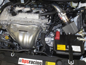 HPS Polish Shortram Air Intake Kit with Filter For 11-16 Scion tC 2.5L-Air Intake Systems-BuildFastCar-827-508P