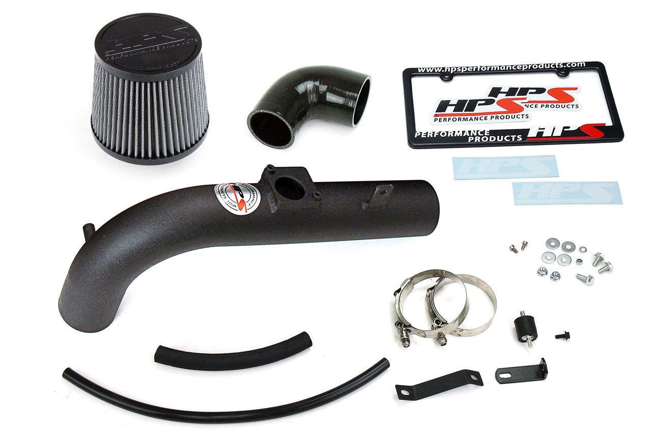 HPS Performance Black Shortram Air Intake for 2000-2005 Toyota MR2 Spyder 1.8L-Air Intake Systems-BuildFastCar-827-509WB