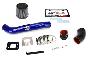 HPS Blue Shortram Air Intake Kit with Filter For 89-95 Toyota Pickup 22RE 2.4L-Air Intake Systems-BuildFastCar-827-514BL-1
