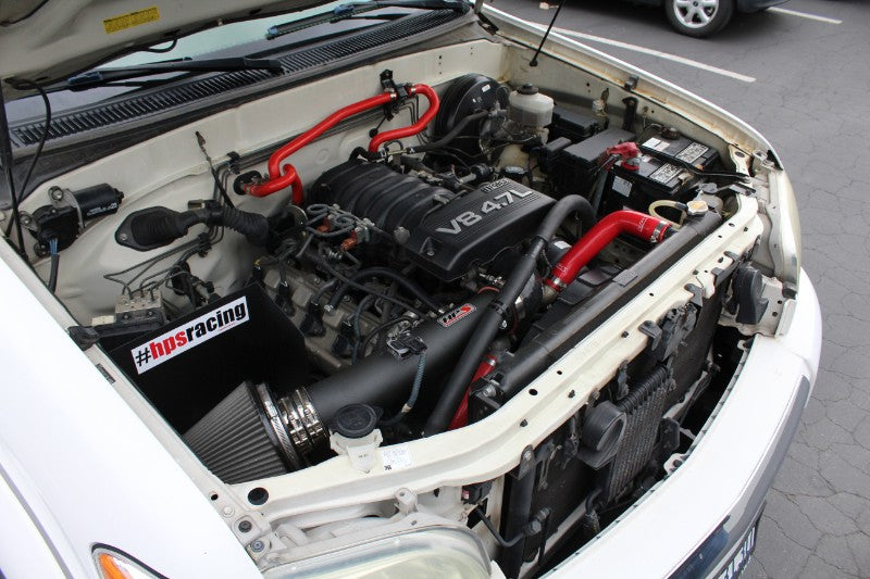 HPS Black Shortram Air Intake+Heatshield with Filter For 05-06 Toyota Tundra-Air Intake Systems-BuildFastCar-827-523WB-1