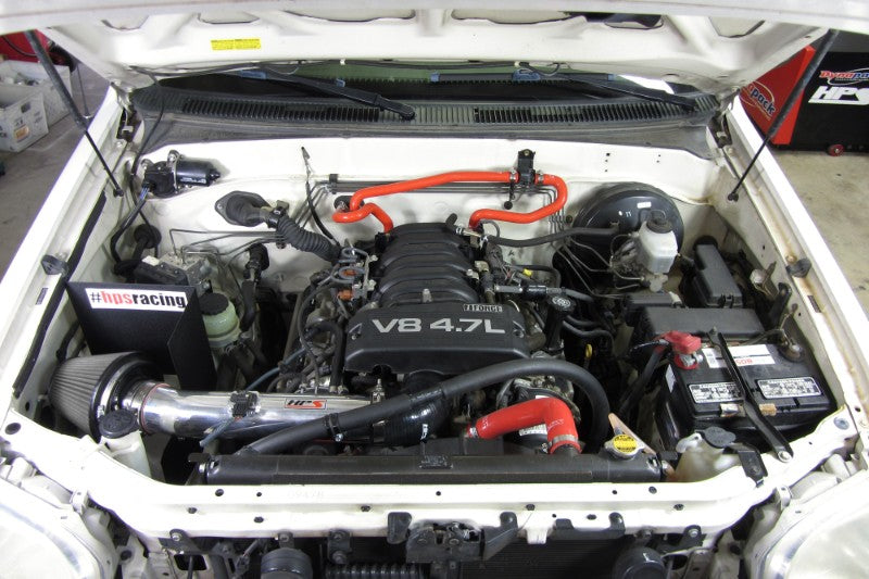 HPS Blue Shortram Air Intake+Heatshield with Filter For 05-06 Toyota Tundra-Air Intake Systems-BuildFastCar-827-523BL-1