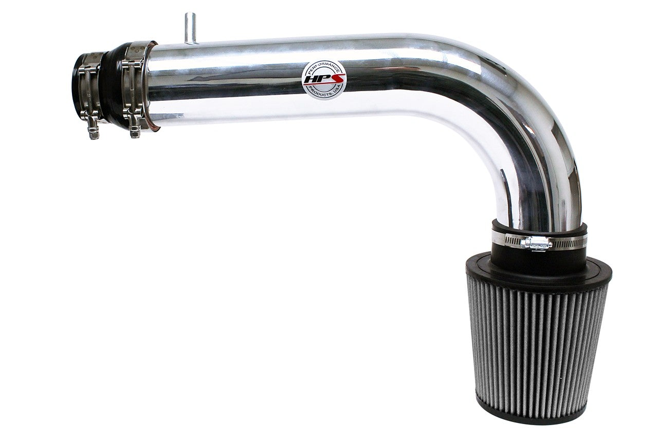 HPS Performance Polish Shortram Air Intake for 2006-2008 Honda Ridgeline 3.5L V6-Air Intake Systems-BuildFastCar-827-530P