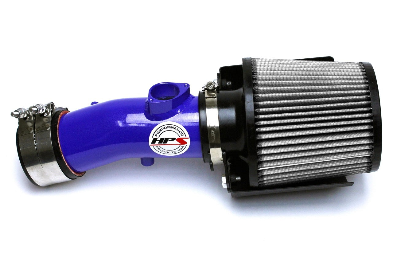 HPS Performance Blue Shortram Air Intake for 2012-2013 Mazda Mazda3 2.0L Skyactiv-Air Intake Systems-BuildFastCar-827-531BL