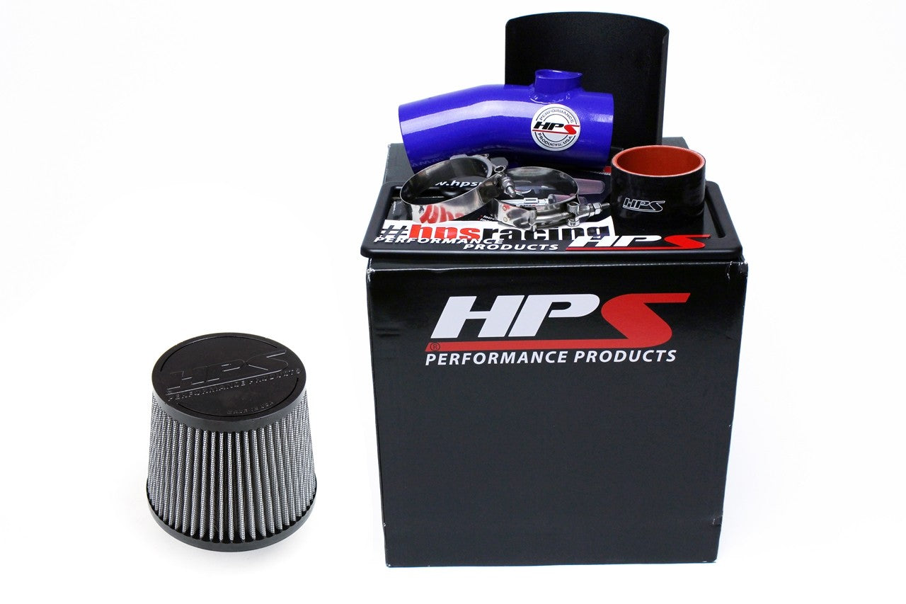 HPS Performance Blue Shortram Air Intake for 2012-2013 Mazda Mazda3 2.0L Skyactiv-Air Intake Systems-BuildFastCar-827-531BL