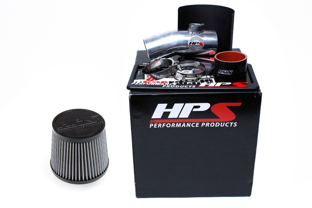 HPS Performance Polish Shortram Air Intake for 2012-2013 Mazda Mazda3 2.0L Skyactiv-Air Intake Systems-BuildFastCar-827-531P