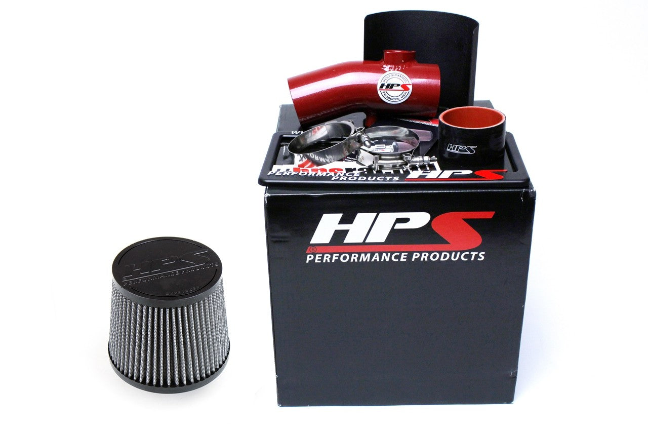 HPS Performance Red Shortram Air Intake for 2012-2013 Mazda Mazda3 2.0L Skyactiv-Air Intake Systems-BuildFastCar-827-531R