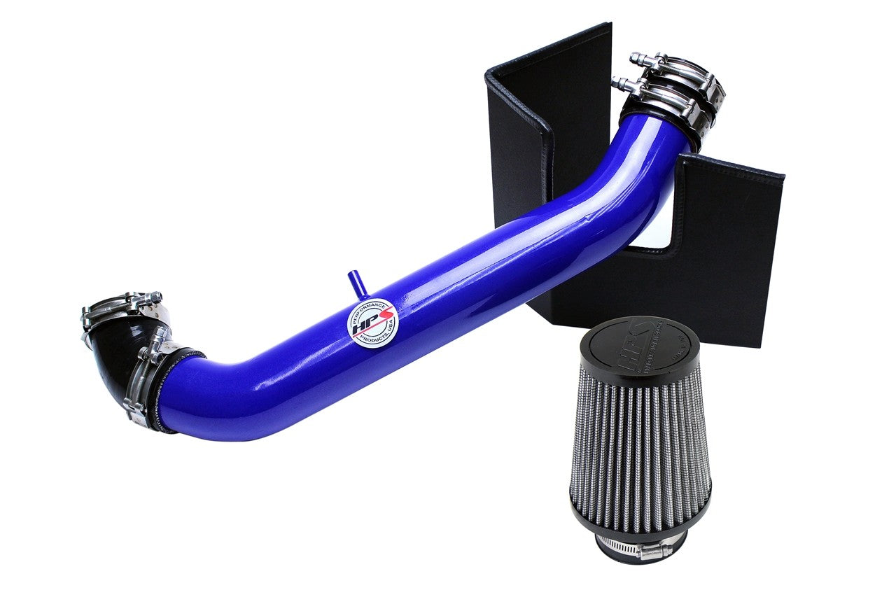 HPS Performance Blue Shortram Air Intake for 1999-2005 Mazda Miata 1.8L Non Turbo-Air Intake Systems-BuildFastCar-827-537BL