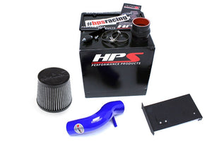 HPS Blue Shortram Air Intake+Heatshield with Filter For 02-05 Mini Cooper S 1.6L-Air Intake Systems-BuildFastCar-827-544BL-1