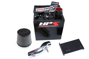 HPS Polish Shortram Air Intake+Heatshield+Filter For 02-05 Mini Cooper S-Air Intake Systems-BuildFastCar-827-544P-1