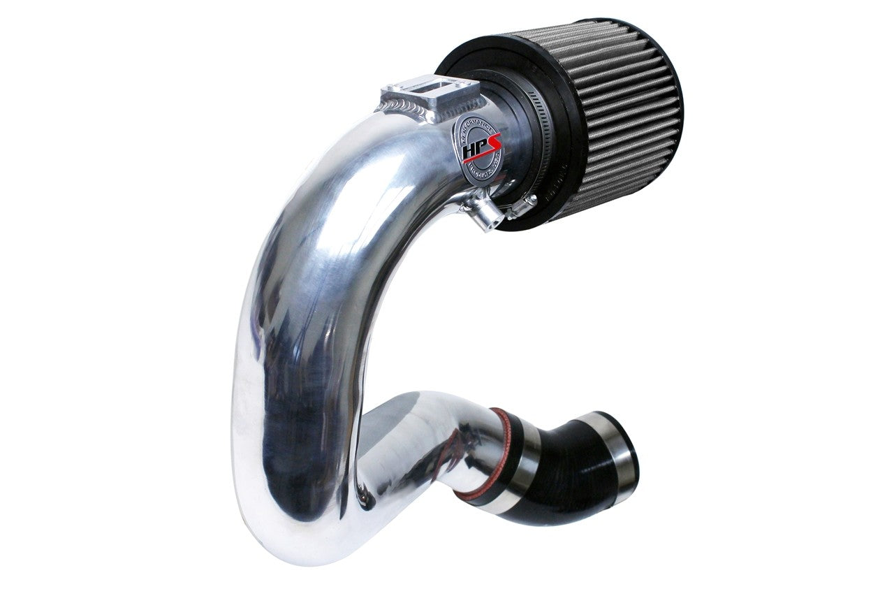 HPS Performance Polish Shortram Air Intake for 2015-2017 Subaru WRX 2.0L Turbo-Air Intake Systems-BuildFastCar-827-545P