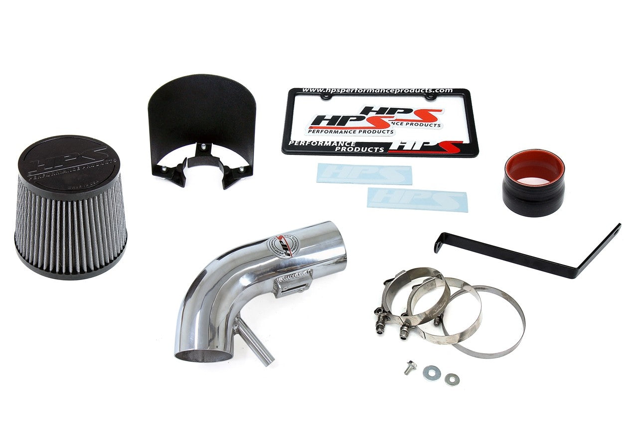 HPS Performance Polish Shortram Air Intake for 2007-2012 Nissan Altima 2.5L 4Cyl-Air Intake Systems-BuildFastCar-827-546P-1