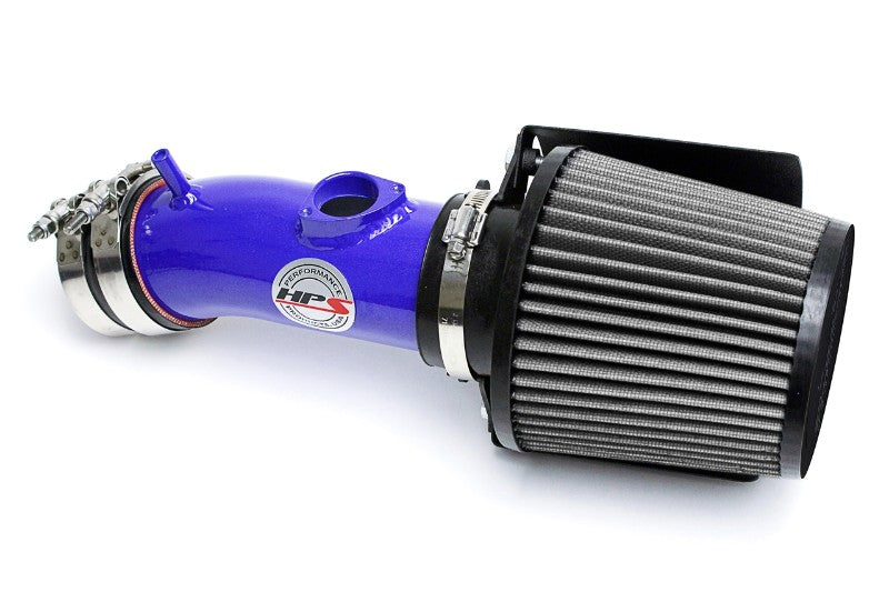 HPS Blue Shortram Air Intake+Heatshield with Filter For 14-17 Mazda Mazda6 2.5L-Air Intake Systems-BuildFastCar-827-547BL