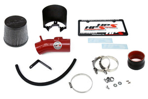 HPS Red Shortram Air Intake+Heatshield with Filter For 14-17 Mazda Mazda6 2.5L-Air Intake Systems-BuildFastCar-827-547R