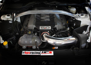 HPS Performance Black Shortram Air Intake for 2015-2017 Ford Mustang GT V8 5.0L-Air Intake Systems-BuildFastCar-827-556WB