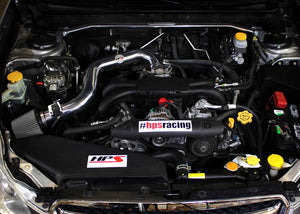 HPS Performance Polish Shortram Air Intake for 2010-2011 Subaru Legacy 2.5L Non Turbo-Air Intake Systems-BuildFastCar-827-557P-1