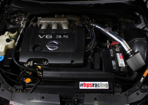 HPS Performance Polish Shortram Air Intake for 2004-2008 Nissan Maxima V6 3.5L-Air Intake Systems-BuildFastCar-827-558P-1