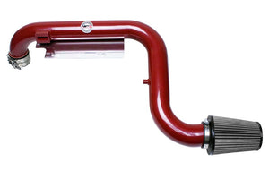 HPS Red Shortram Air Intake+Heatshield with Filter For 06-08 Audi A3 2.0T FSI-Air Intake Systems-BuildFastCar-827-565R-1