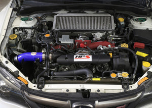 HPS Performance Blue Shortram Air Intake for 2008-2014 Subaru WRX STI 2.5L Turbo-Air Intake Systems-BuildFastCar-827-566BL-1