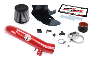 HPS Performance Red Shortram Air Intake for 2015-2017 Volkswagen GTI 2.0T TSI Turbo-Air Intake Systems-BuildFastCar-827-577R-1