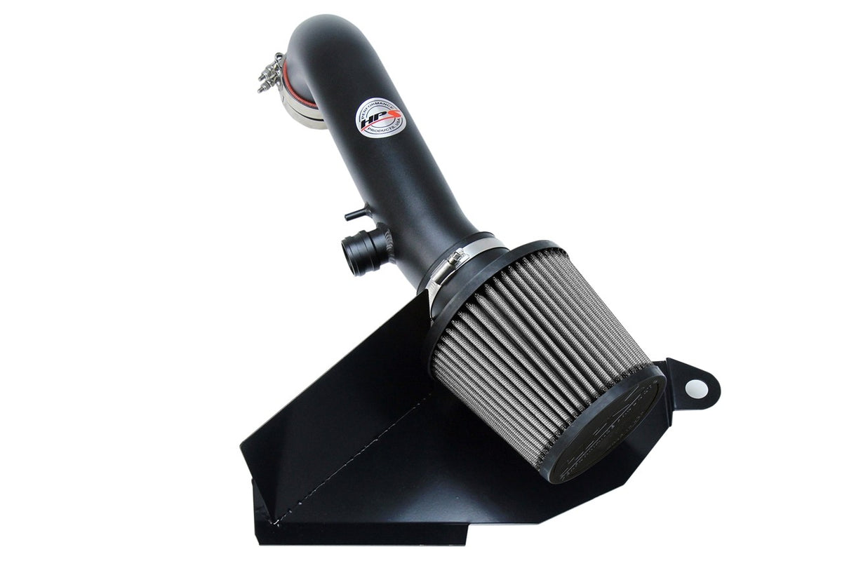 HPS Performance Black Shortram Air Intake for 2015-2020 Volkswagen GTI 2.0T TSI Turbo-Air Intake Systems-BuildFastCar-827-577WB-1