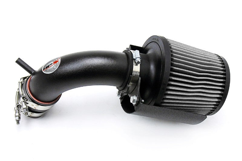 HPS Black Shortram Air Intake+Heatshield with Filter For 14-15 Ford Fiesta 1.6L-Air Intake Systems-BuildFastCar-827-580WB