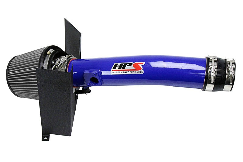 HPS Blue Shortram Air Intake Kit with Filter For 10-14 Toyota FJ Cruiser 4.0L V6-Air Intake Systems-BuildFastCar-827-583BL-1