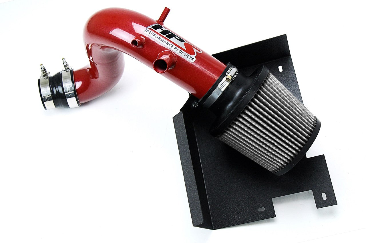 HPS Performance Red Shortram Air Intake Kit for 2011-2015 Kia Optima 2.0L Turbo-Air Intake Systems-BuildFastCar-827-587R-1