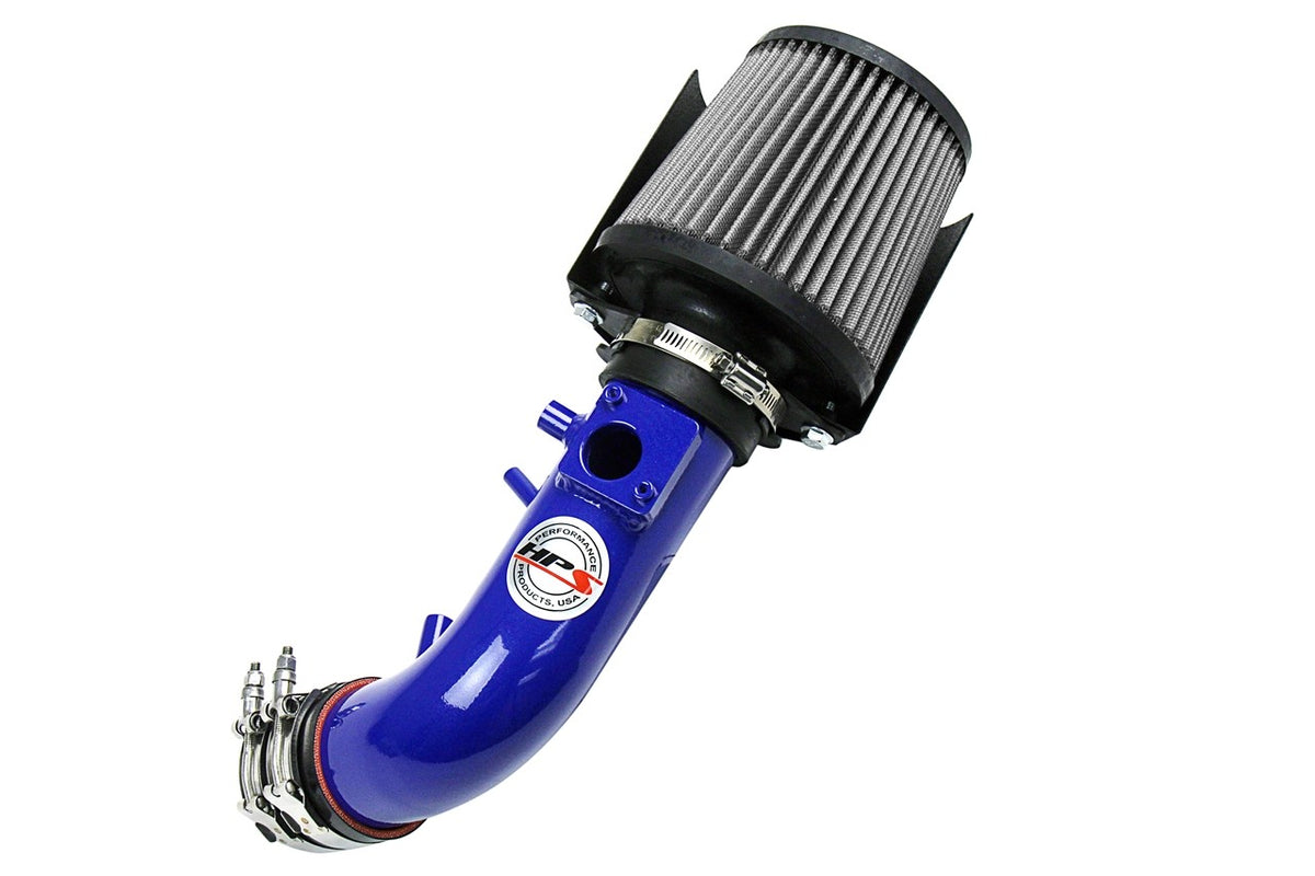 HPS Performance Blue Shortram Air Intake for 2007-2009 Honda CR-V 2.4L-Air Intake Systems-BuildFastCar-827-588BL