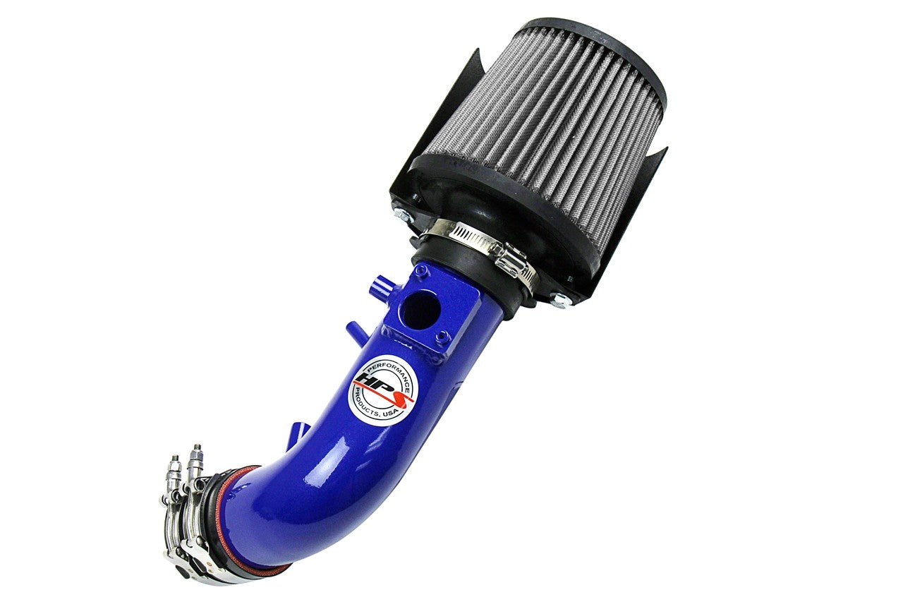 HPS Performance Blue Shortram Air Intake for 2007-2009 Honda CR-V 2.4L-Air Intake Systems-BuildFastCar-827-588BL