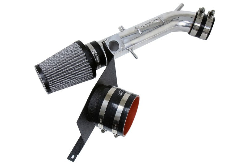 HPS Polish Shortram Air Intake Kit+Heatshield with Filter For 01-05 Lexus IS300 3.0L-Air Intake Systems-BuildFastCar-827-590P