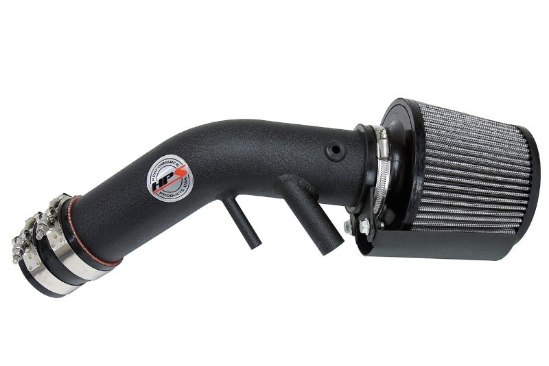 HPS Black Shortram Air Intake+Heatshield with Filter For 16-17 Kia Optima LX-Air Intake Systems-BuildFastCar-827-594WB-1