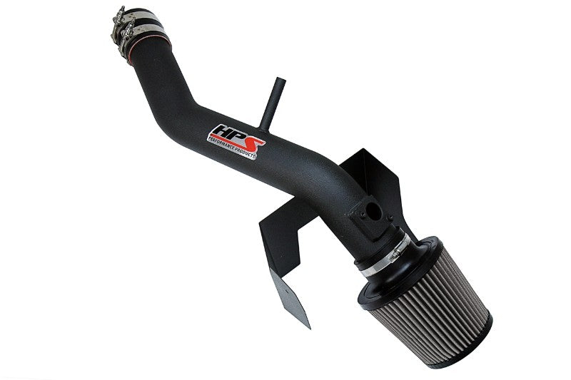 HPS Black Shortram Air Intake+Heatshield with Filter For 06-13 Lexus IS350-Air Intake Systems-BuildFastCar-827-597WB-1
