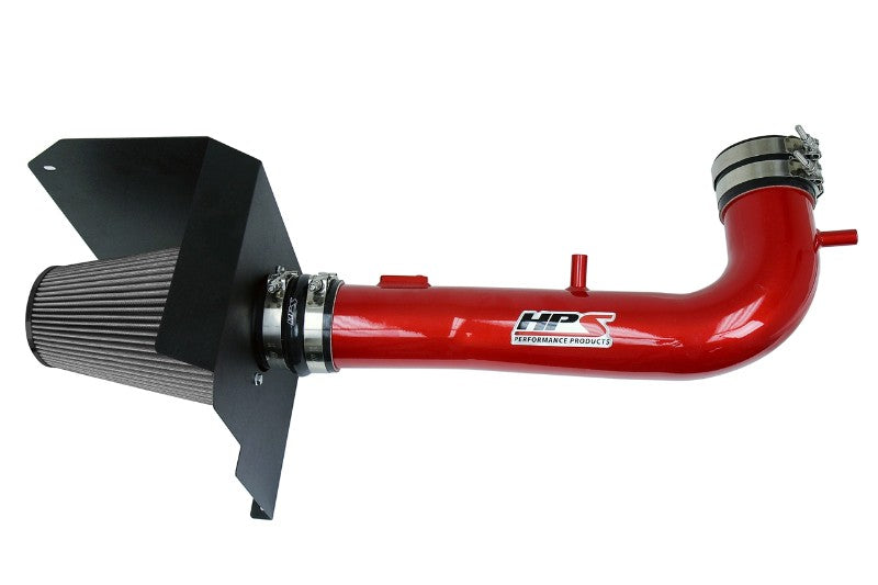 HPS Red Shortram Air Intake Kit+Heatshield with Filter For 15-18 Chevrolet Suburban 1500 827-603R