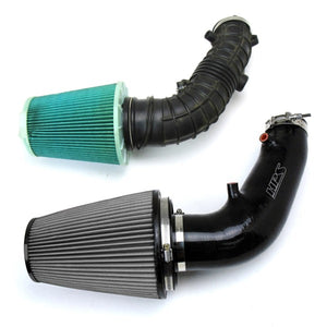 HPS Black Silicone ReinForced Intake Hose For 06-09 Honda S2000 AP2 2.2L F22-Air Intake Systems-BuildFastCar-827-610WB
