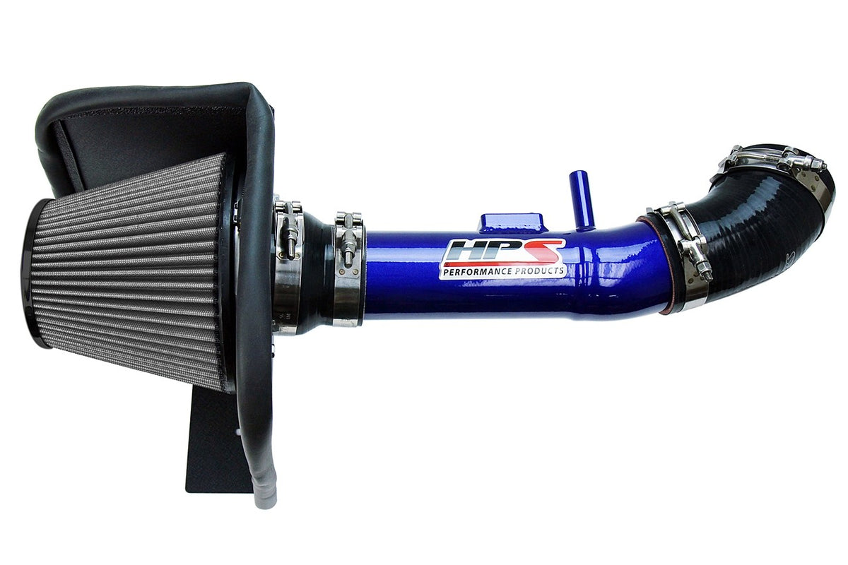 HPS Performance Blue Shortram Air Intake for 2004-2011 Ford Ranger 4.0L V6-Air Intake Systems-BuildFastCar-827-611BL-1