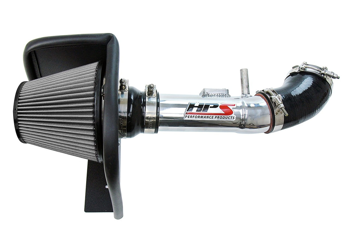 HPS Performance Polish Shortram Air Intake for 2004-2011 Ford Ranger 4.0L V6-Air Intake Systems-BuildFastCar-827-611P-1
