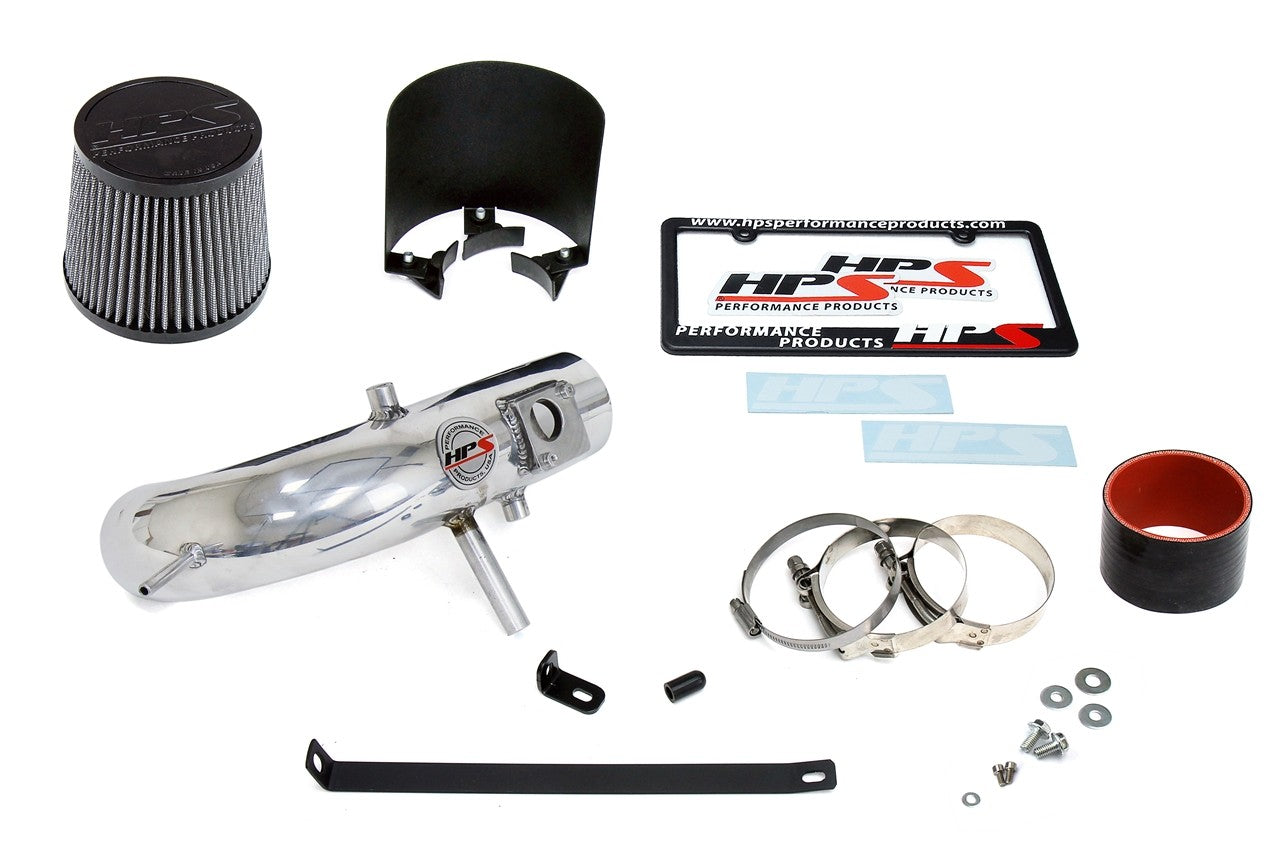 HPS Performance Polish Shortram Air Intake for 2013-2017 Toyota Rav4 2.5L-Air Intake Systems-BuildFastCar-827-612P